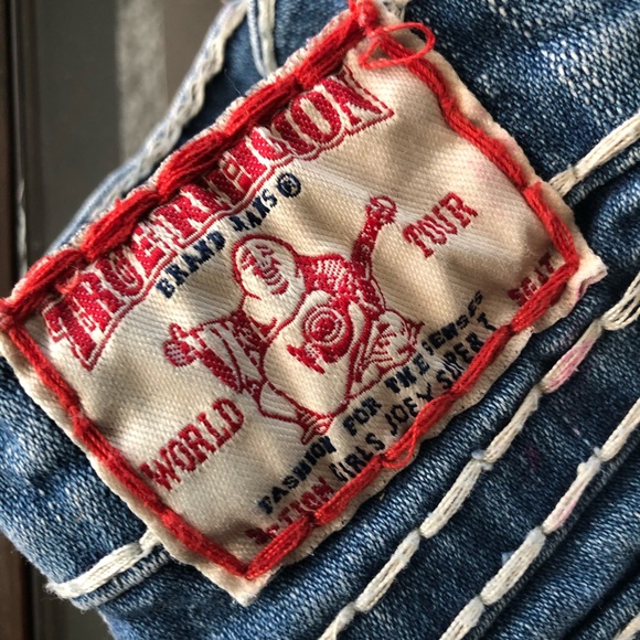 True Religion Joey Super T Stitched Denim Jeans - Picture 6 of 6